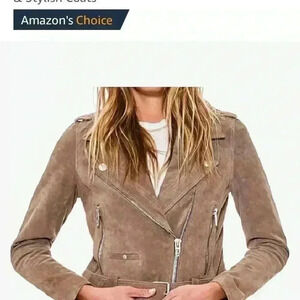 Blanknyc Suede Moto Jacket size Medium.     COLOR IS THE FIRST PICTURE ⭐️⭐️⭐️⭐️